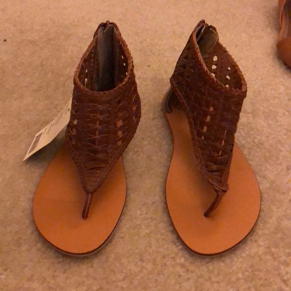 Brown sandals from urban outfitters